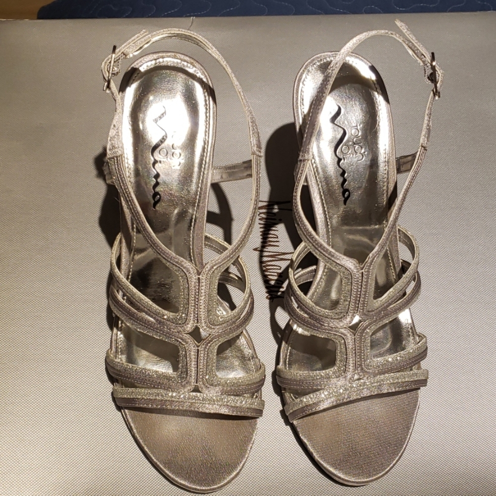 Silver shoes
